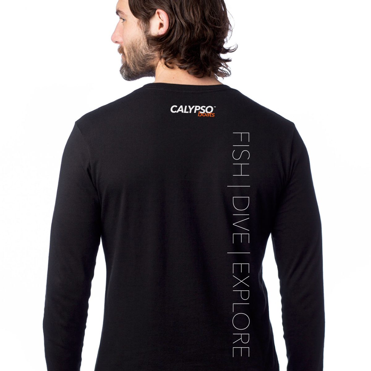 T-shirt de pêche avec logo Calypso Boats