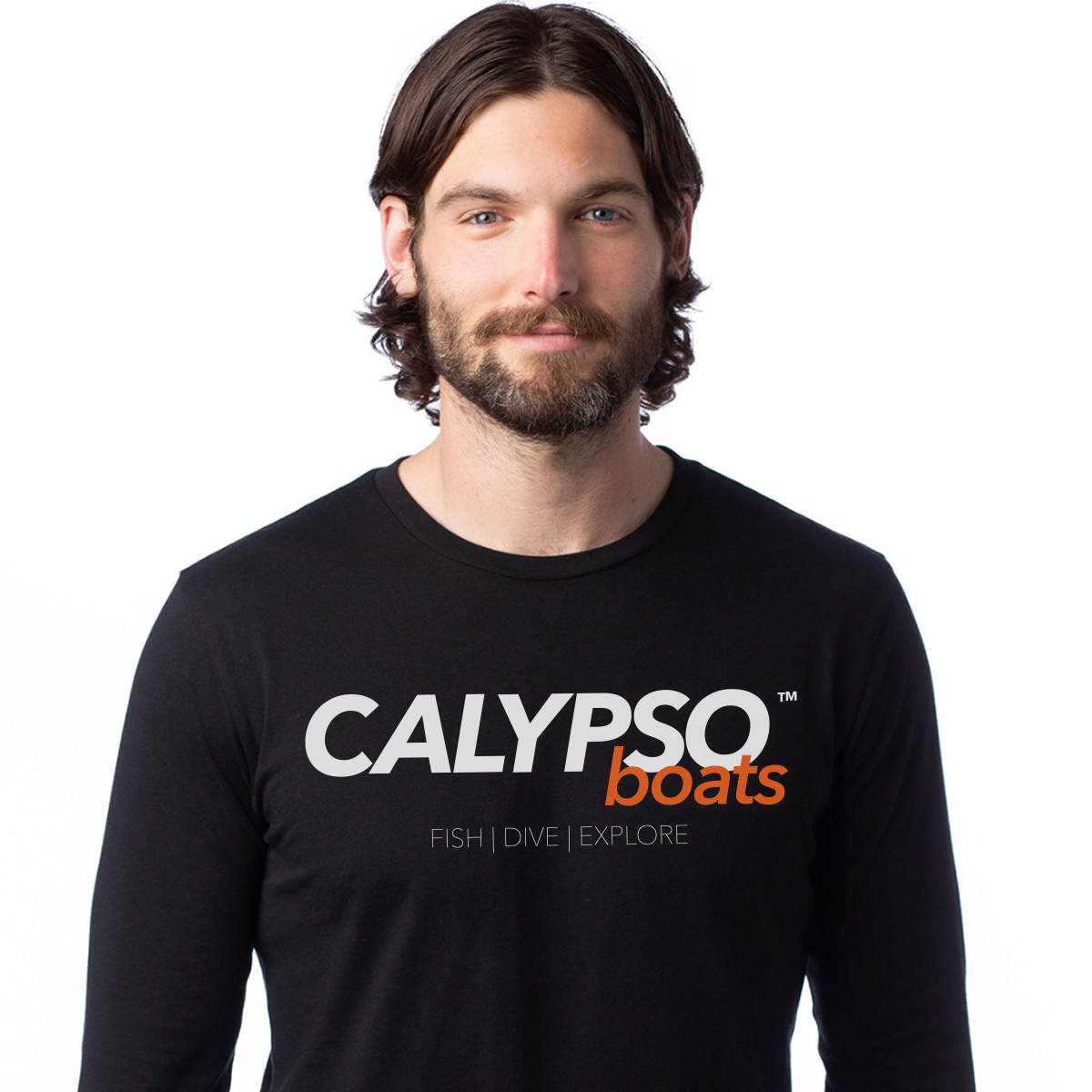T-shirt de pêche avec logo Calypso Boats