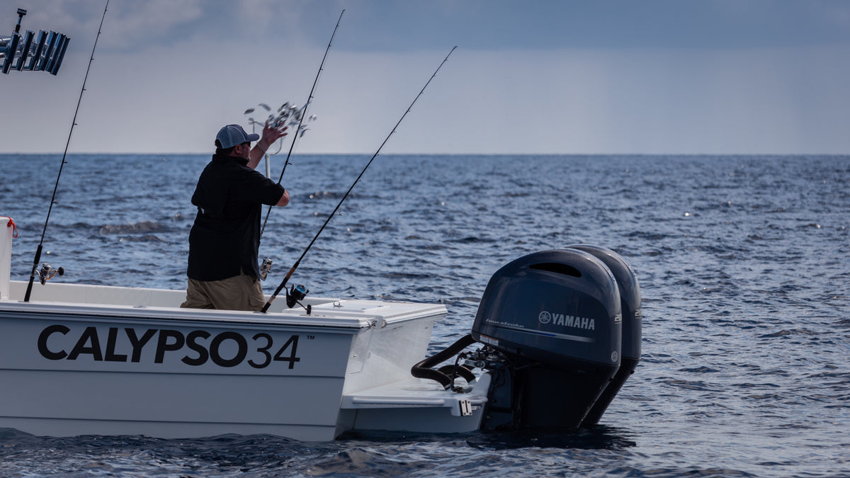 CALYPSO 34cx Tuna fishing with Captain Chris Garcia at Fort Jefferson Key West, Florida