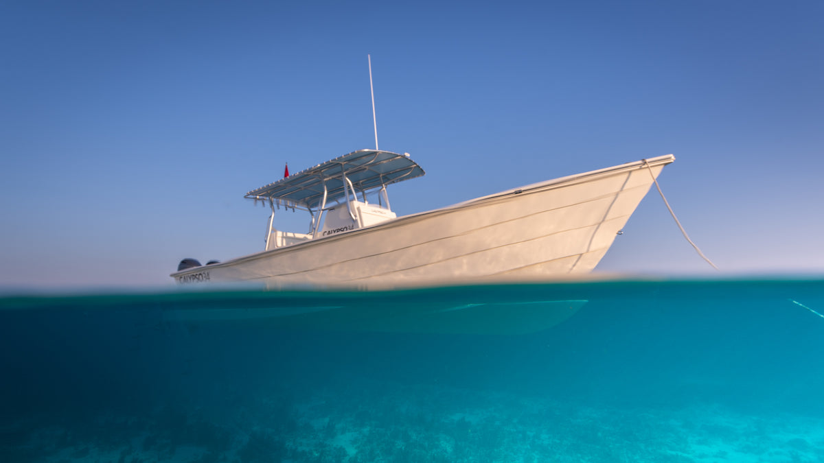 CALYPSO 34cx spearfishing for hogs at Pelican Shoal Sugarloaf Key, Florida