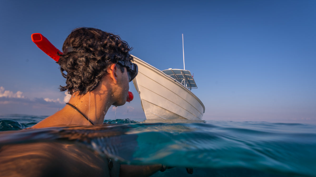 CALYPSO 34cx underwater at Pelican Shoal Sugarloaf Key, Florida