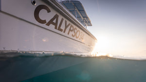 CALYPSO 34cx underwater at Pelican Shoal Florida Keys, Florida