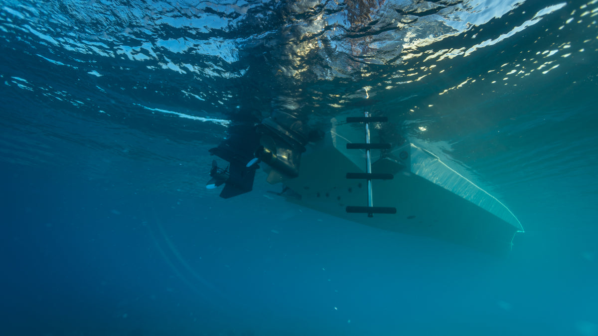 CALYPSO 34cx underwater at Pelican Shoal Florida Keys, Florida
