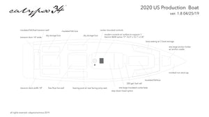 Calypso 34 boat diagram for 2022