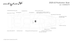 Calypso 34 boat diagram for 2020